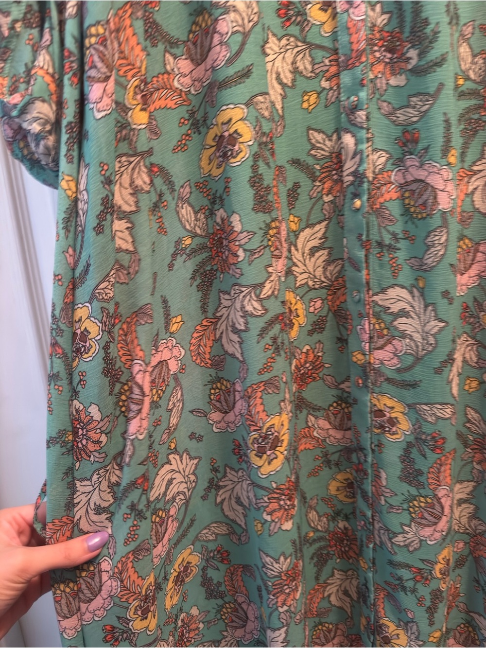 Free People EARTHFOLK Duster Floral Dress - Picture 4 of 6